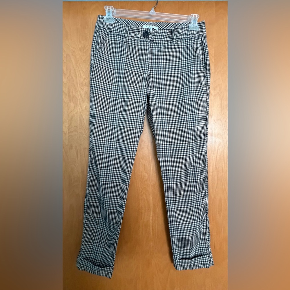 CAbi Women’s Plaid Trousers – Size 6